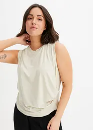 T-shirt avec drapé, bonprix