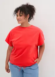 T-shirt manches courtes avec détail noué à la base, bonprix