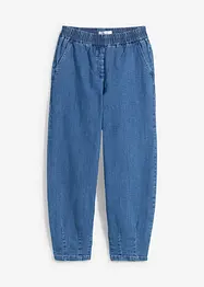 Jean mom, taille haute élastiquée, bonprix