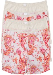 Lot de 4 boxers longs femme, bpc bonprix collection