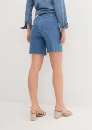 Bermuda en jean Straight, taille moyenne, John Baner JEANSWEAR
