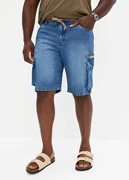 Short long en jean avec poches cargo, Regular Fit, John Baner JEANSWEAR