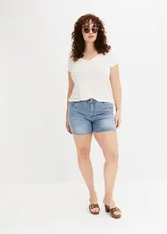 Short en jean avec broderies, BODYFLIRT