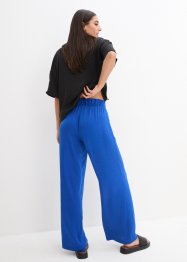 Pantalon avec effet texturé et taille confortable, bpc bonprix collection