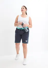 Short en molleton de coton mélangé, bonprix