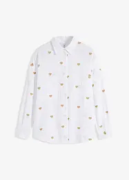 Blouse en mousselin à broderie, bonprix