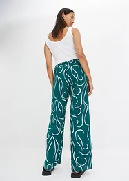 Pantalon fluide à imprimé, bonprix