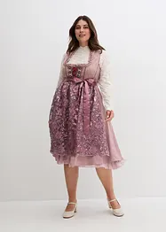 Dirndl avec tablier à sequins, bonprix