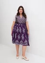 Dirndl avec jacquard et broderie (ens. 2 pces), bonprix