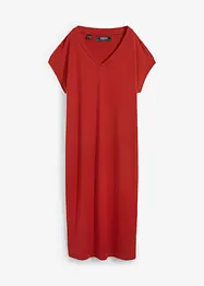 Robe midi en jersey côtelé, bonprix