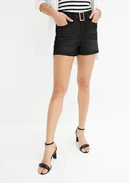 Short en jean avec ceinture (ens. 2 pces.), bonprix