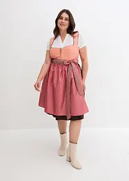 Dirndl avec zip en longueur midi (ens. 2 pces.), bonprix