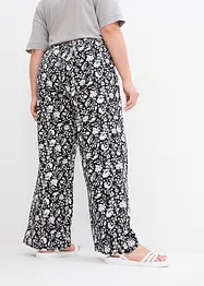 Pantalon palazzo à ceinture élastiquée, long, bonprix