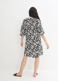 Robe-tunique en tissu texturé, longueur genou, bonprix