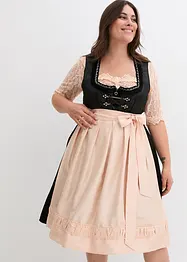 Tablier de dirndl, aspect soie sauvage, bonprix