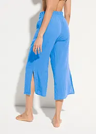 Pantalon de plage en gaze de coton, longueur 3/4, bonprix