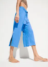 Pantalon de plage en gaze de coton, longueur 3/4, bonprix