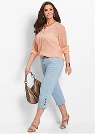 Pantacourt en jean extensible, bonprix