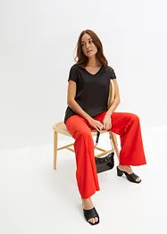 Pantalon large à pinces, bonprix