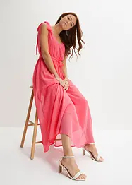 Robe en crêpe nouée sur les épaules, bonprix