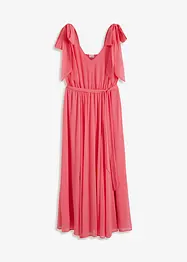 Robe en crêpe nouée sur les épaules, bonprix