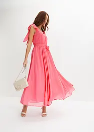 Robe en crêpe nouée sur les épaules, bonprix