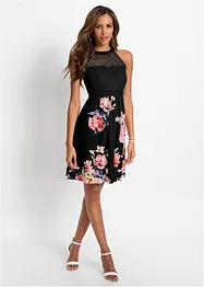 Robe en jersey à dentelle, bonprix