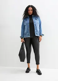 Veste en jean avec broderies, bonprix