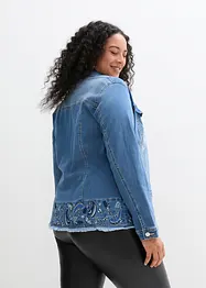 Veste en jean avec broderies, bonprix