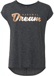 T-shirt long en viscose mélangée, bonprix