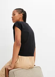 T-shirt court 100% coton, bonprix