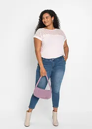 T-shirt avec dentelle, bonprix