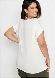 T-shirt avec dentelle, bonprix