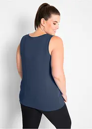 Lot de 5 débardeurs longs 100% coton, bonprix