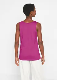 Lot de 5 débardeurs longs 100% coton, bonprix