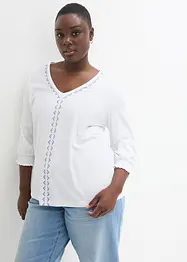 T-shirt tunique en viscose mélangée, bonprix