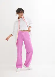 Pantalon large en lin mélangé, bonprix