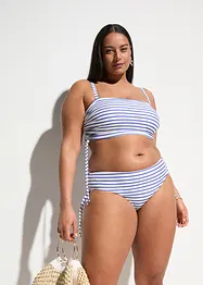 Bikini bandeau (ens. 2 pces) à bretelles amovibles, bonprix