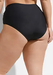 Bas de maillot sculptant, taille haute, maintien léger, avec fronces, bonprix