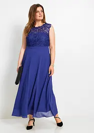 Robe longue avec dentelle, bonprix