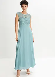 Robe longue avec dentelle, bonprix