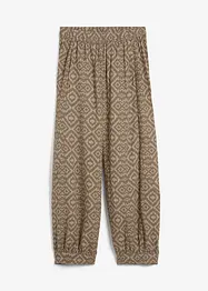 Pantalon sarouel 100% coton, bonprix