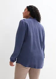 Chemisier en gaze de coton avec broderies anglaises, bonprix