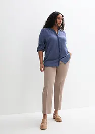 Chemisier en gaze de coton avec broderies anglaises, bonprix