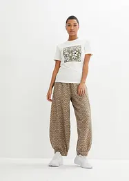 Pantalon sarouel 100% coton, bonprix