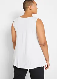 Lot de 2 débardeurs longs en viscose douce, bonprix