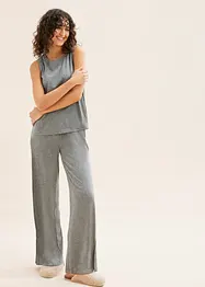 Pyjama avec viscose et fentes, bonprix