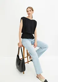 T-shirt sans manches à épaules renforcées, bonprix