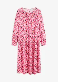 Robe midi en viscose, effet froissé, bonprix