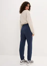 Pantalon à taille élastiquée et lien à nouer, bonprix